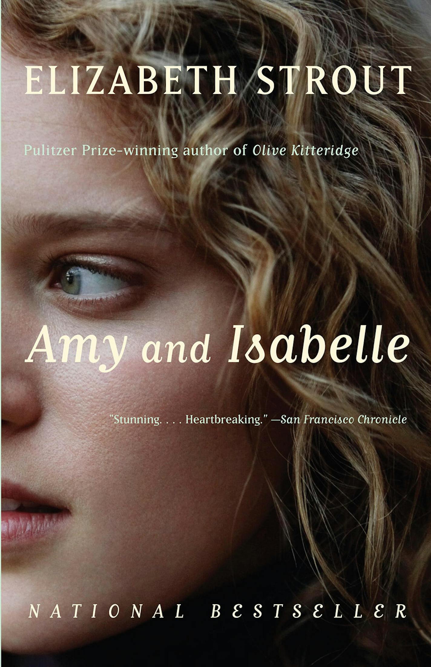 cover of Amy and Isabelle is a photo of a young woman's face in profile