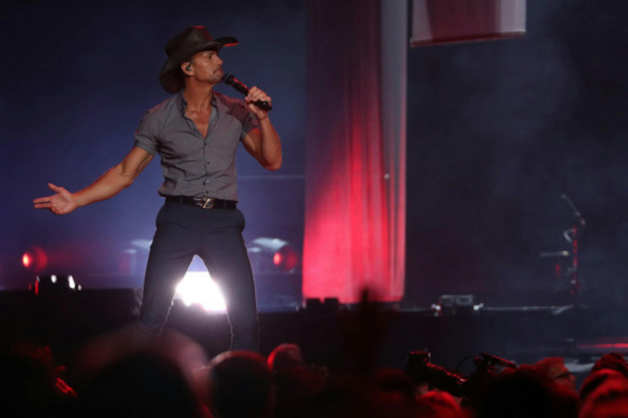 Tim McGraw performed at Xcel Energy Center in 2017 on a co-headlining tour with his wife Faith Hill. / Anthony Souffle, Star Tribune