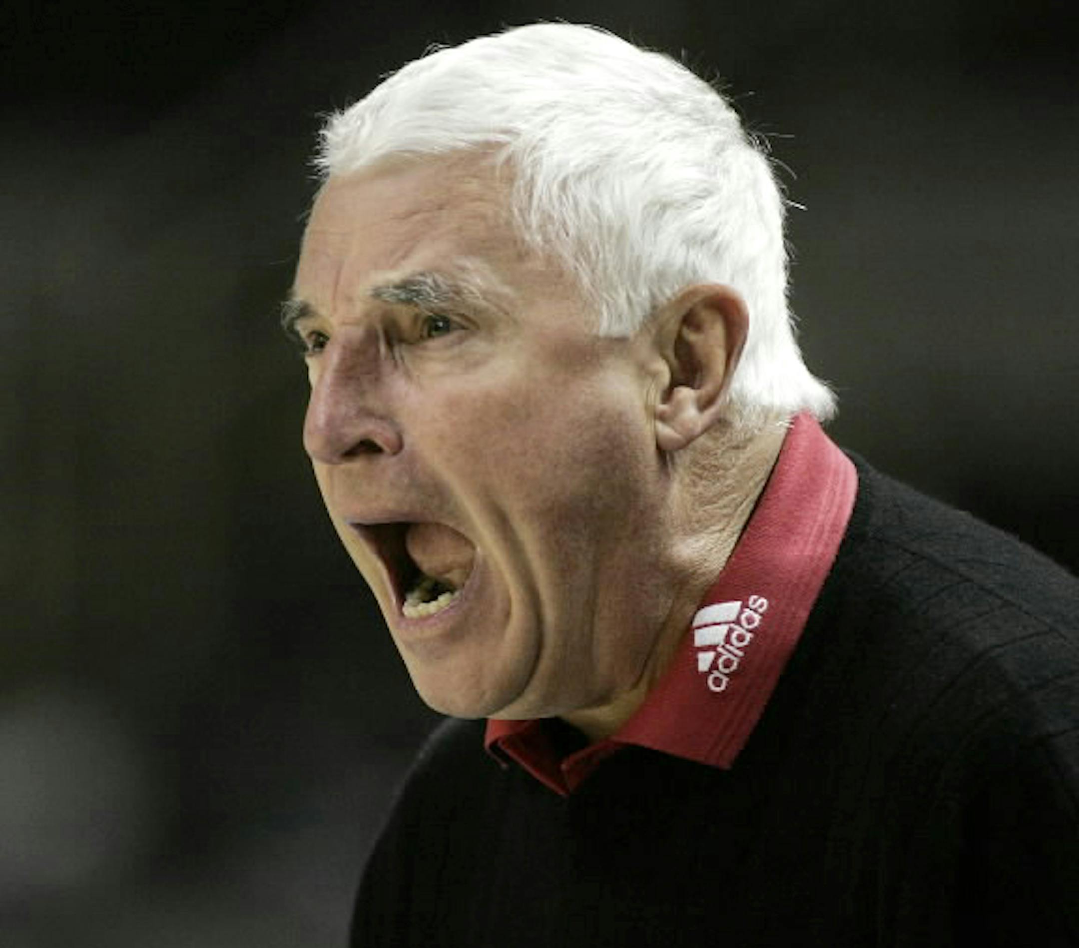 Texas Tech men's basketball coach Bobby Knight