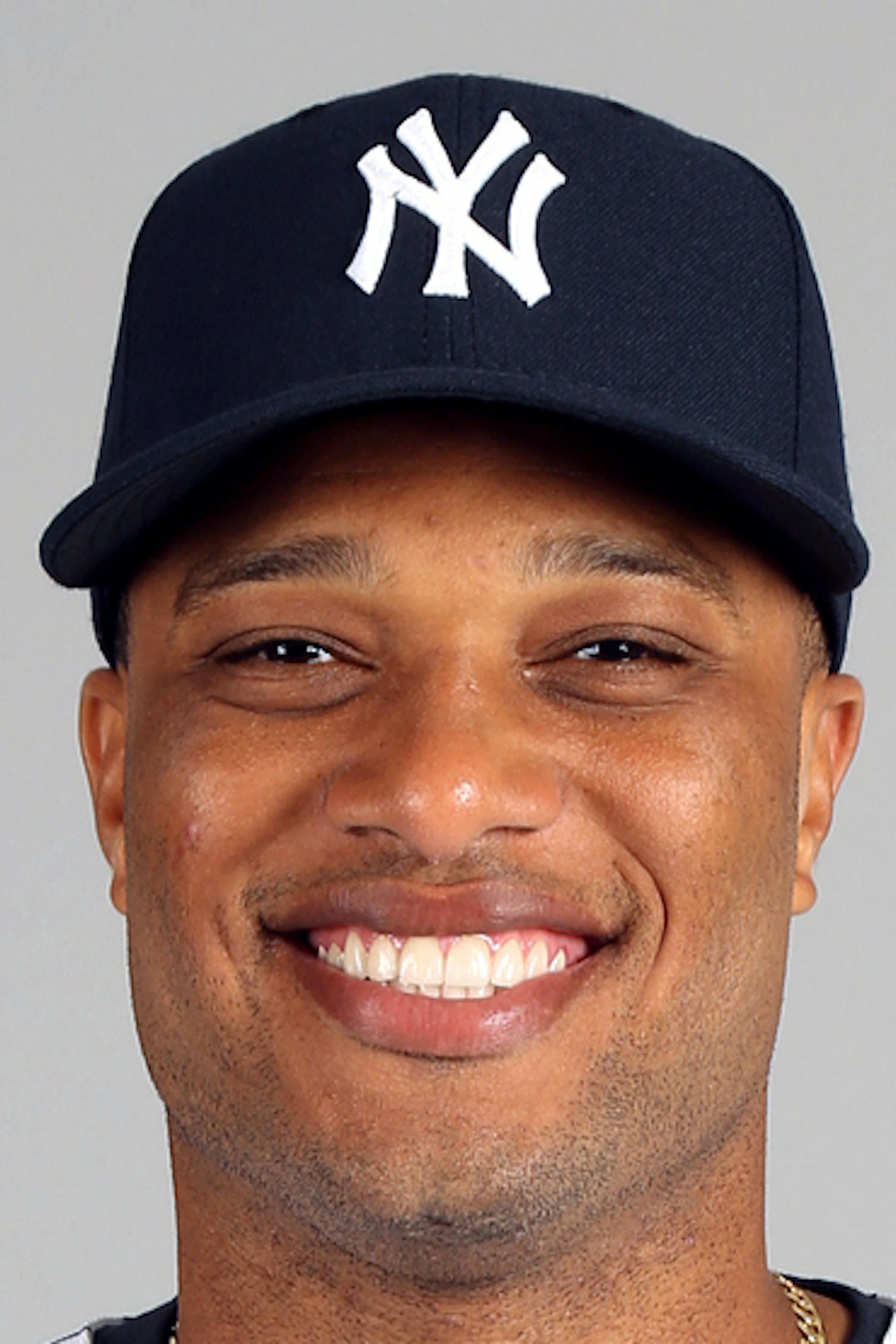 TAMPA, FL - FEBRUARY 20: Cano Robinson (24) of the New York Yankees poses during Photo Day on Wednesday, February 20, 2013 at George M. Steinbrenner Field in Tampa, Florida. (Photo by Robert Rogers/MLB Photos via Getty Images) *** Local Caption *** Cano Robinson ORG XMIT: 159448042