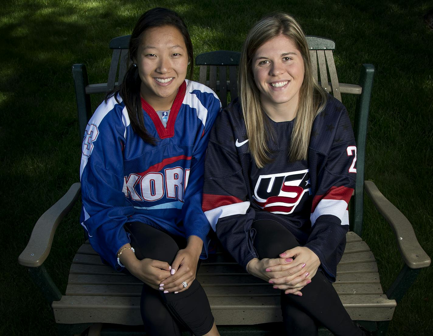 Sisters Marissa and Hannah Brandt. Marissa was born in South Korea and is a member of its women's Olympic hockey team. Hannah plays for the US team. ] CARLOS GONZALEZ &#xef; cgonzalez@startribune.com - June 21, 2017, Vadnais Heights, MN, Hannah Brandt and her sister, Marissa, Marissa Brandt was born in South Korea and is a member of its women's Olympic hockey team. So she will get to play at the Olympics for the home team in her birth country, while Hannah plays for the US.