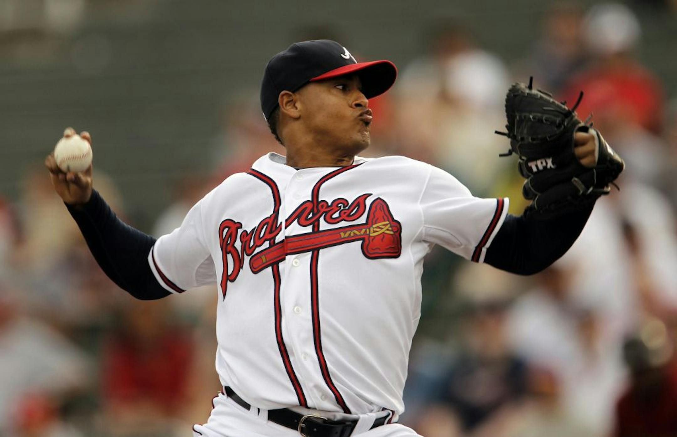 Starting pitcher Jair Jurrjens struggled in 2012 but was an All-Star for the Atlanta Braves in 2011. Several teams appear to be interested in him, including the Twins.