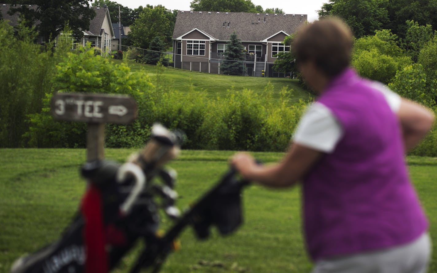 At the Thompson Oaks Golf Course in West St. Paul, this site might be one of the few municipal golf courses that could be repurposed as a possible town center.] Richard Tsong-Taatarii/rtsong-taatarii@startribune.com