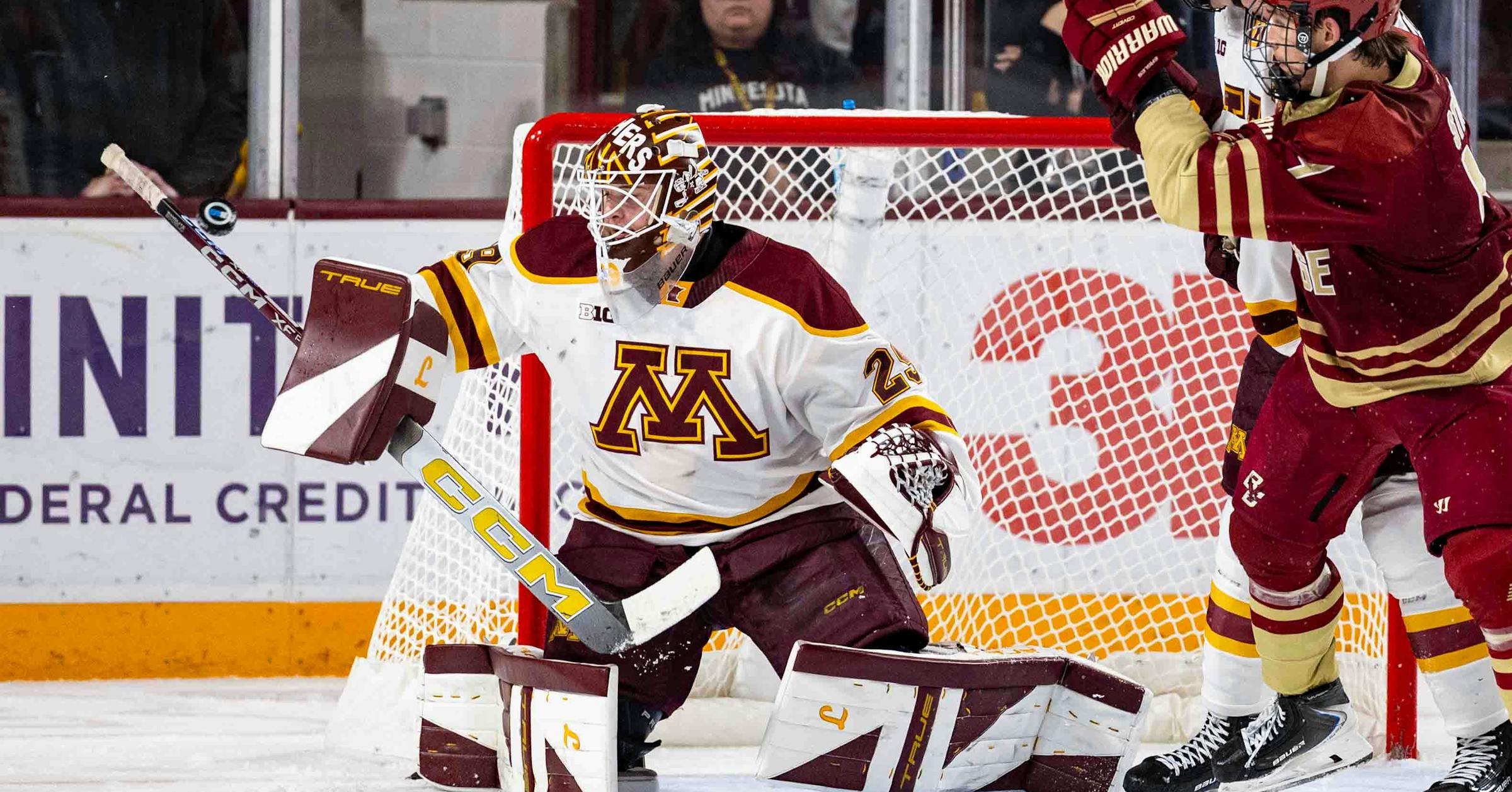 Gophers men’s hockey again can’t generate offense in loss to Boston College Gophers men’s hockey again can’t generate offense in loss to Boston College