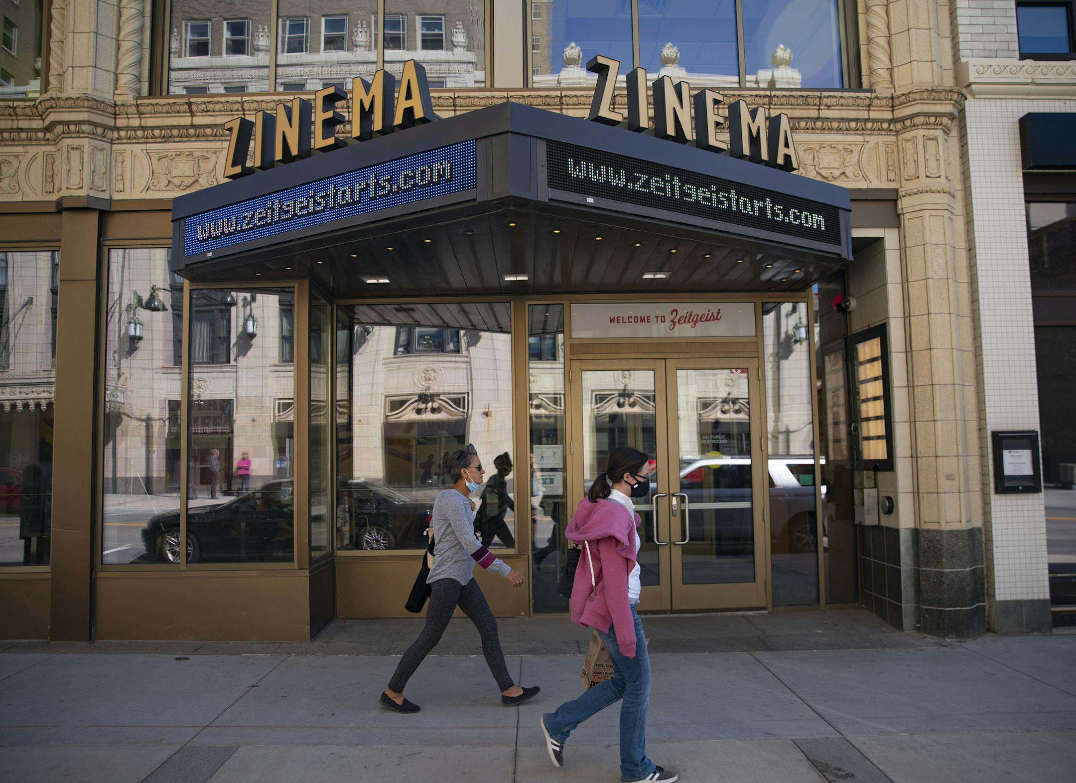 The Zeitgeist theater in Duluth remained empty on Thursday as it is closed indefinitely. ] ALEX KORMANN • alex.kormann@startribune.com The once-bustling hub of downtown Duluth arts life, Zeitgeist, is quiet due to the pandemic. Its future uncertain as it is currently closed indefinitely.