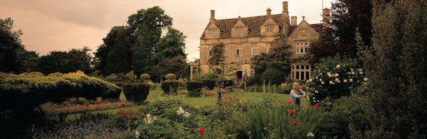 The gardens behind Barnsley House, a handsome 17th century manor in a charming Cotswold village, are nothing if not sublime..