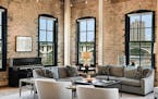 $3.195 million penthouse condo inside the North Star Lofts along the river in Minneapolis.