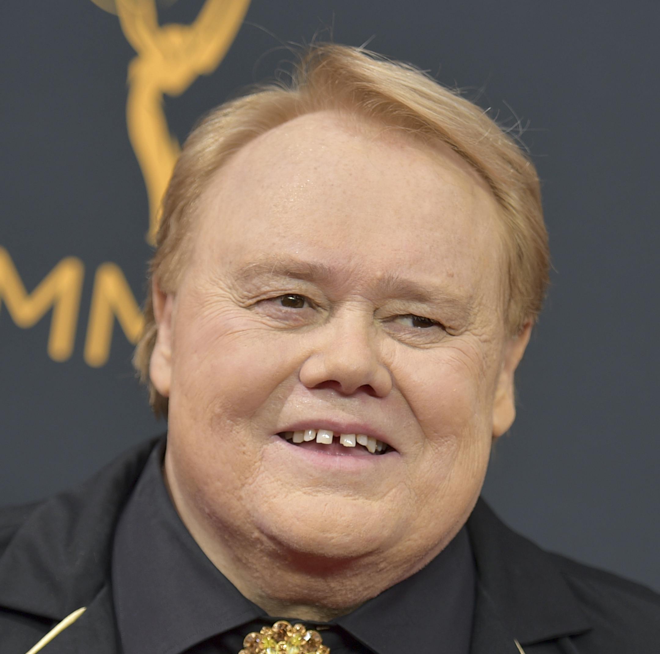 FILE - This Sept. 18, 2016 file photo shows Louie Anderson at the 68th Primetime Emmy Awards in Los Angeles. Anderson is featured in the touching documentary about moms and their comedian children "Call Your Mother," which airs on Comedy Central on Mother's Day. (Photo by Richard Shotwell/Invision/AP, File)