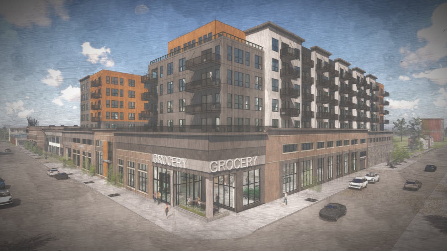 Rendering of Seven Points Planned Development