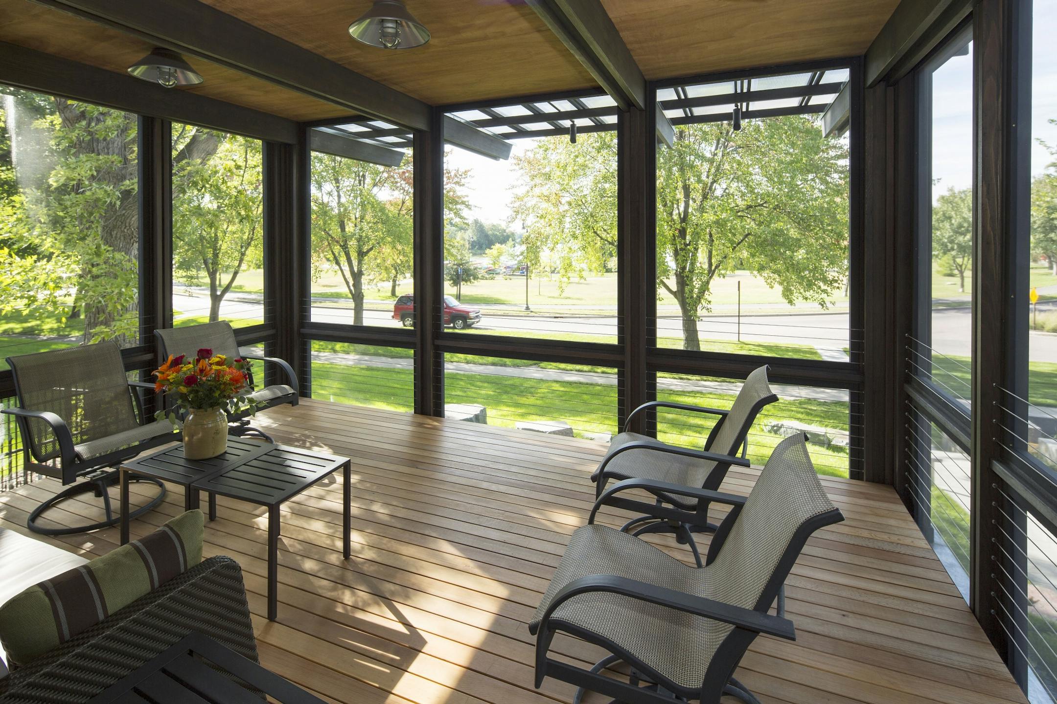 Troy Thies Porch, Home of the Month, Lake of the Isles
