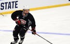 St. Cloud State photo
Defenseman Jack Ahcan, who had six goals and 28 assists last season, takes on the captain&#x2019;s role this season for the Husk