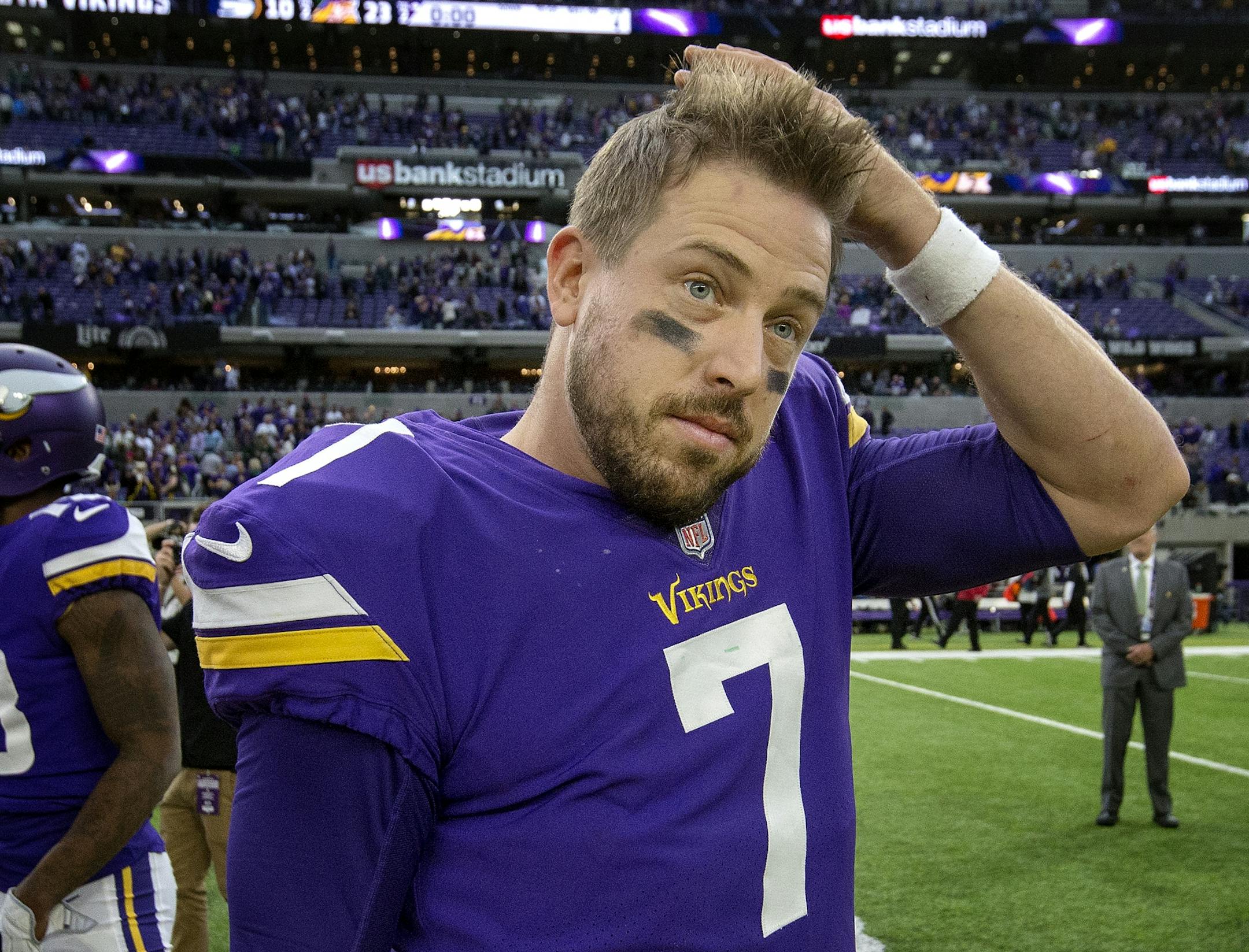 Minnesota Vikings quarterback Case Keenum (7).