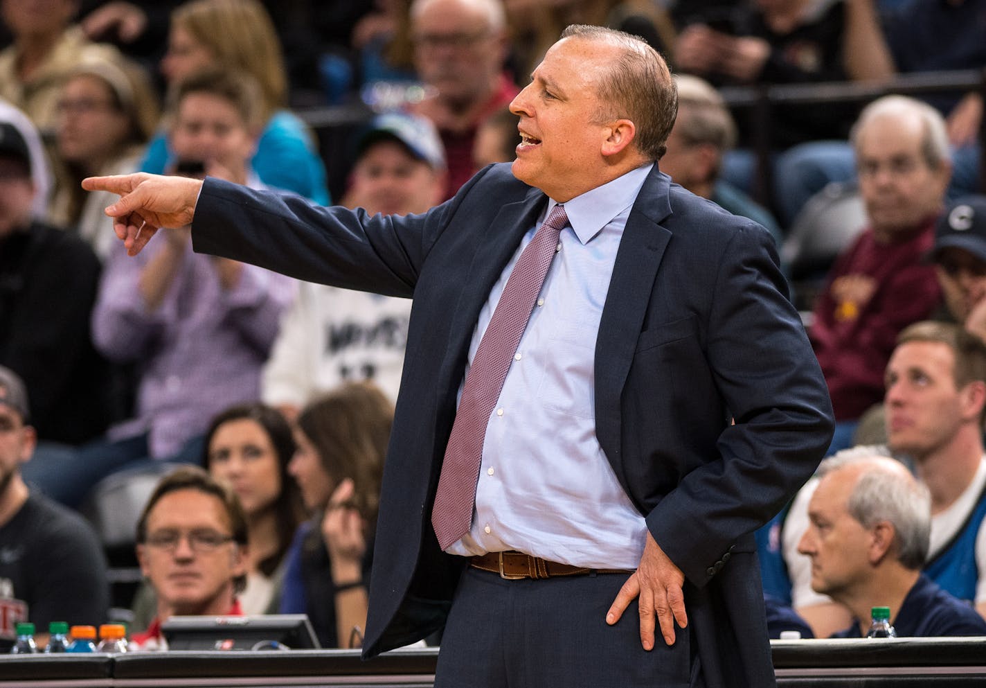 Minnesota Timberwolves head coach Tom Thibodeau