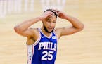 Ben Simmons of the 76ers had a rough playoffs.
