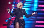 Mary J. Blige stands onstage during the MTV Video Music Awards on Sept. 12, 2023, at the Prudential Center in Newark, N.J. Blige is among those who ha