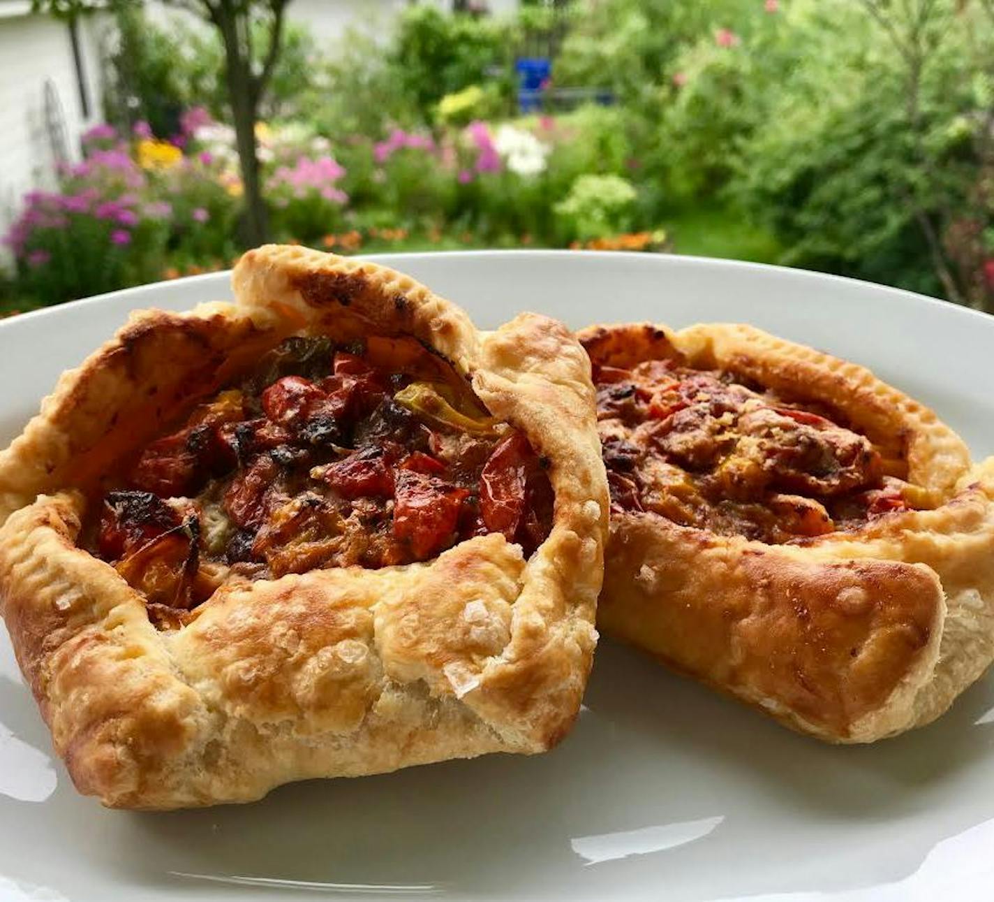 Cherry tomato galettes at Fruit & Grain
Photo by Rick Nelson