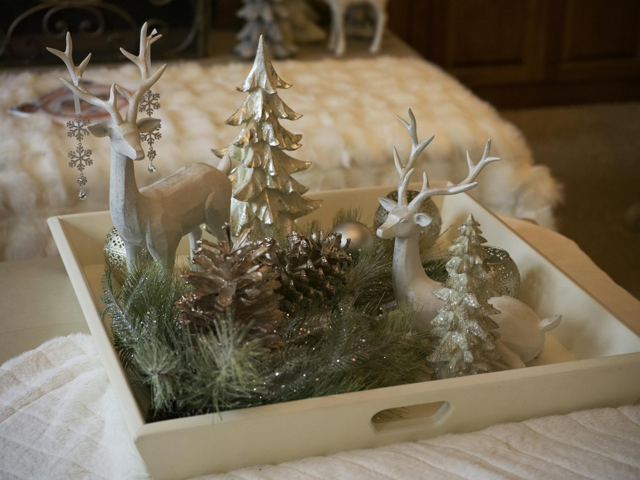 Glenda Nelson and Kate Steinkopf, right have been collaborating on Christmas decorations for the past 12 years. It has become an annual ritual. ] RICHARD TSONG-TAATARII • richard.tsong-taatarii@startribune.com