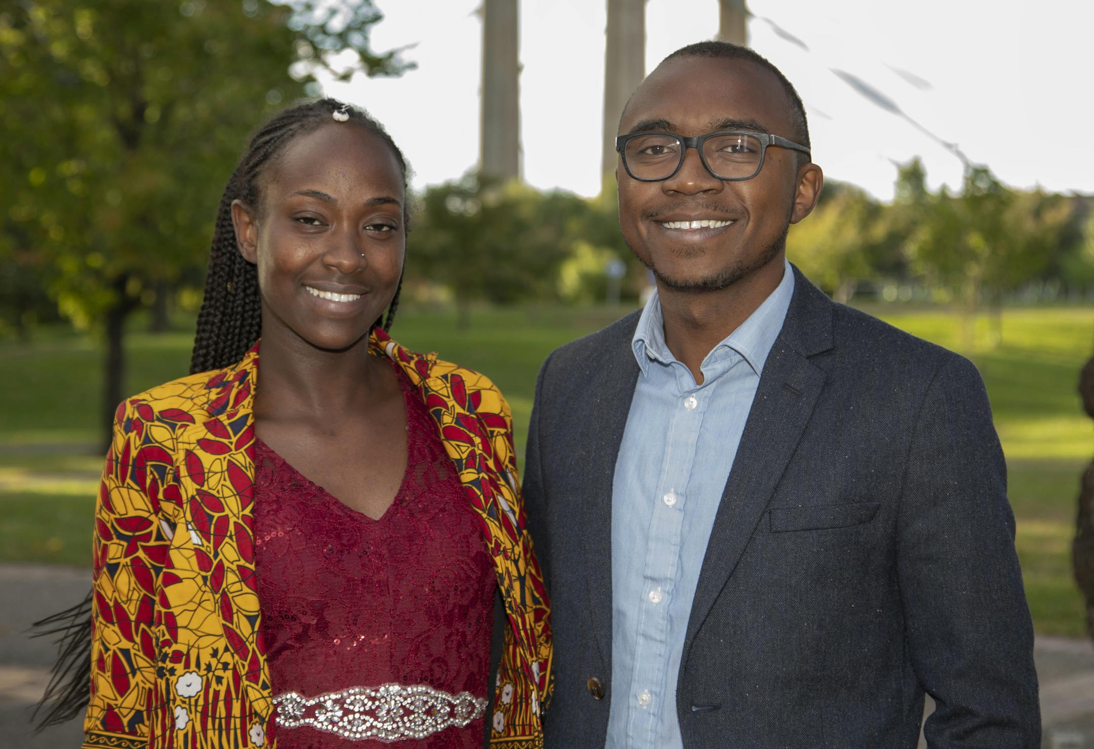 Miriam Mongare and Clinton Omesa.