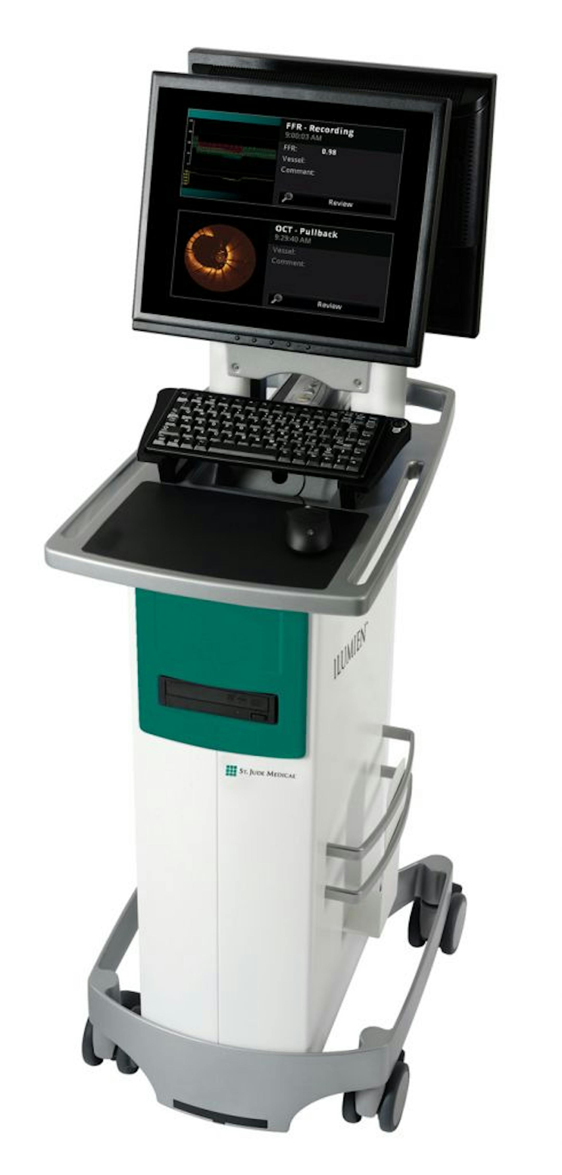 The mobile Ilumien system developed by St. Jude Medical improves the detection and removal of heart blockages.