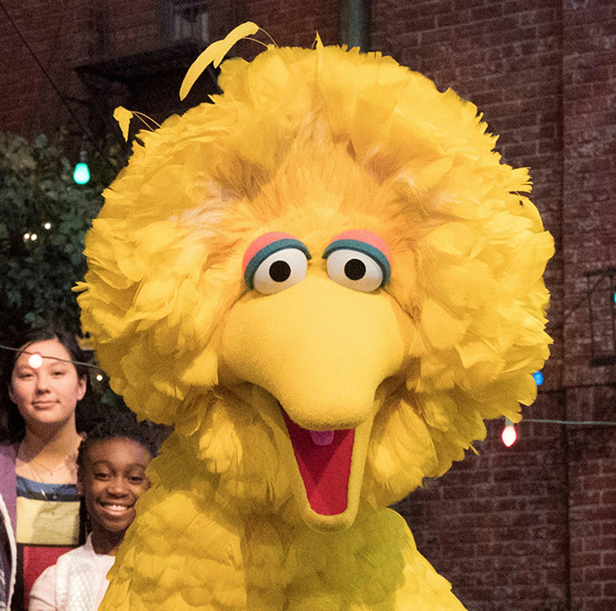 This image released by HBO shows the cast of the popular children's show "Sesame Street." Big Bird, Elmo and stars of “Sesame Street” are leaving their quiet neighborhood and hitting the road. The non-profit Sesame Workshop said Tuesday a selection of Muppets will embark on a 10-city trip to celebrate the show’s 50th anniversary campaign with free park festivals, live performances and kid-friendly activities. (HBO via AP)