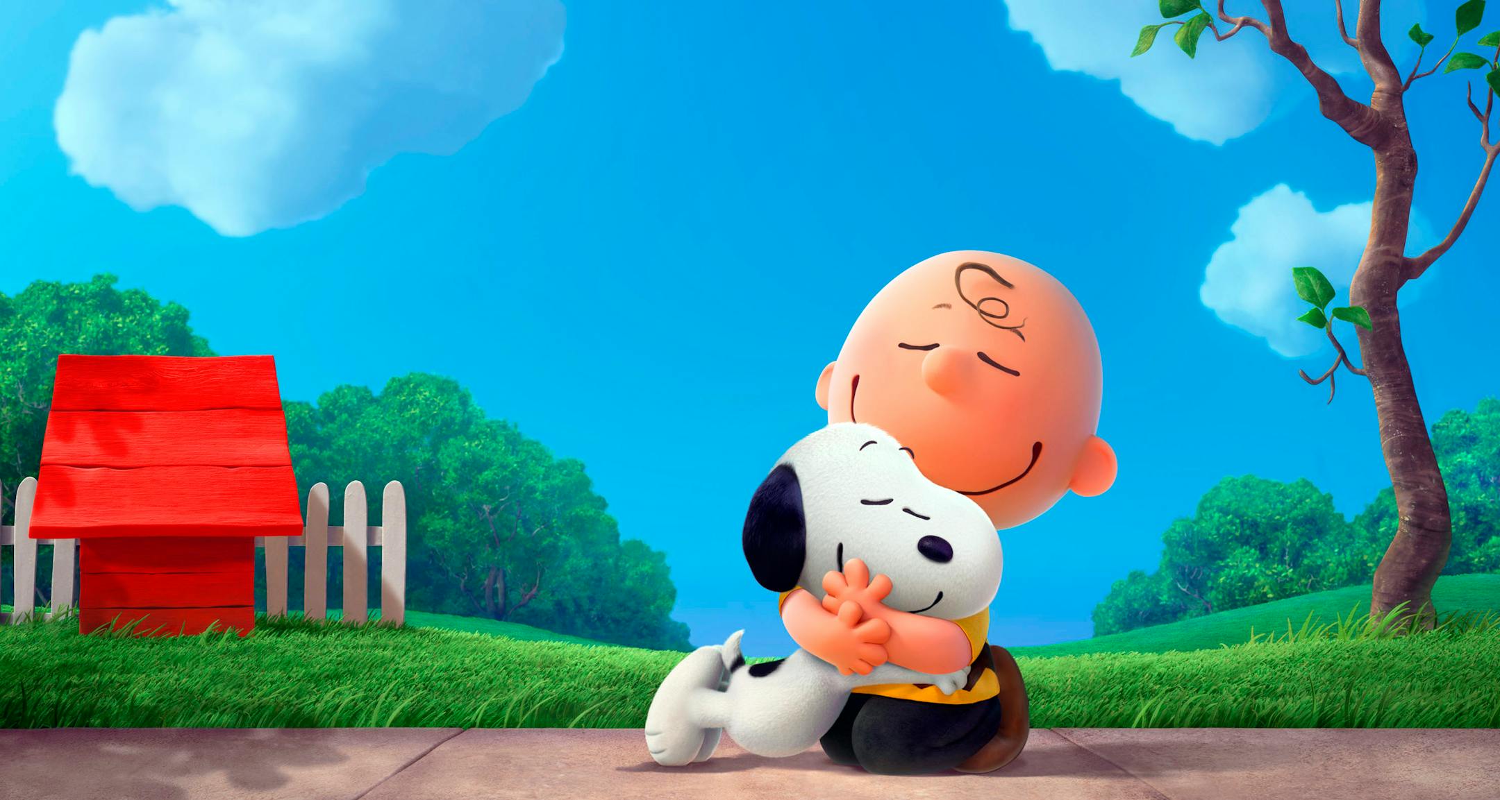 This photo provided by Twentieth Century Fox Film Corporation shows Snoopy and Charlie Brown from Charles Schulz's timeless "Peanuts" comic strip in their big-screen debut in a CG-animated feature film in 3D, "The Peanuts Movie." Millions of unique Peanuts characters have been created since the "Peanutize Me" app launched last month. Fox plans to update the site this week with Halloween-themed content to continue building buzz for the film's Nov. 6, 2015 release. (Blue Sky Animation/Twentieth Century Fox Film Corporation via AP)