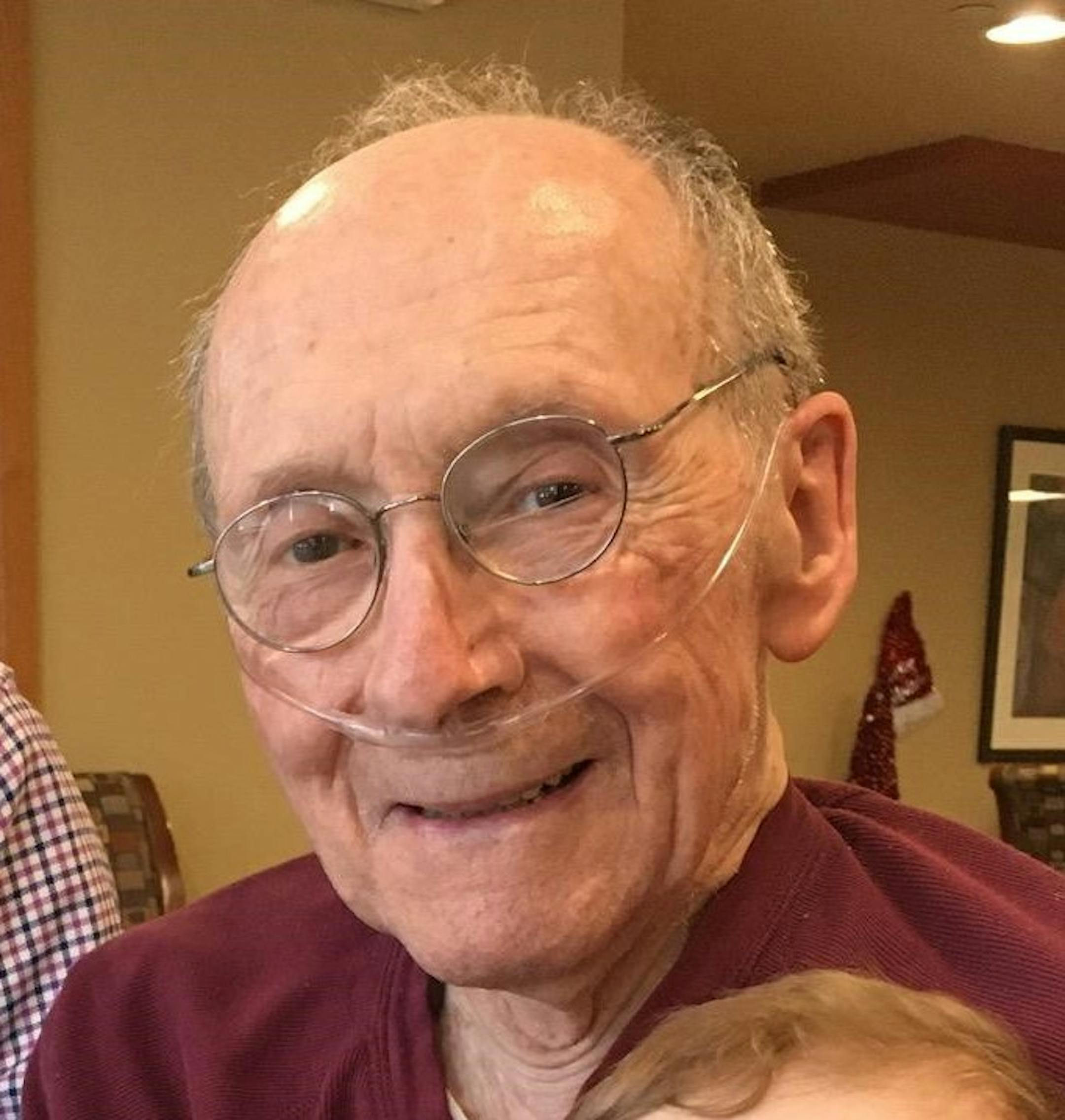 Donald Mayer with his grandson and great grandson