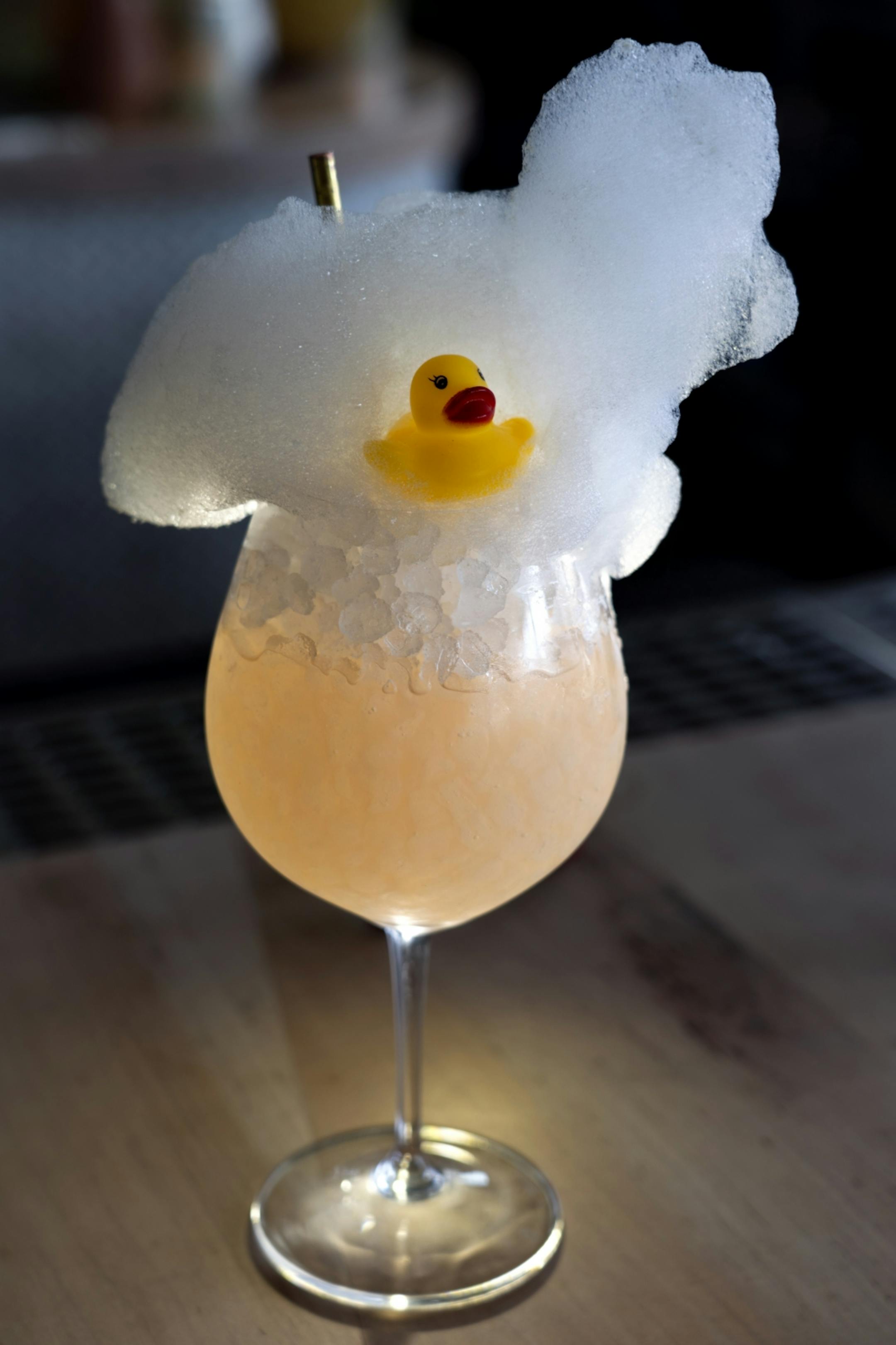Naked Dani blanco tequila³, lime, citrus kombucha, seville liqueur