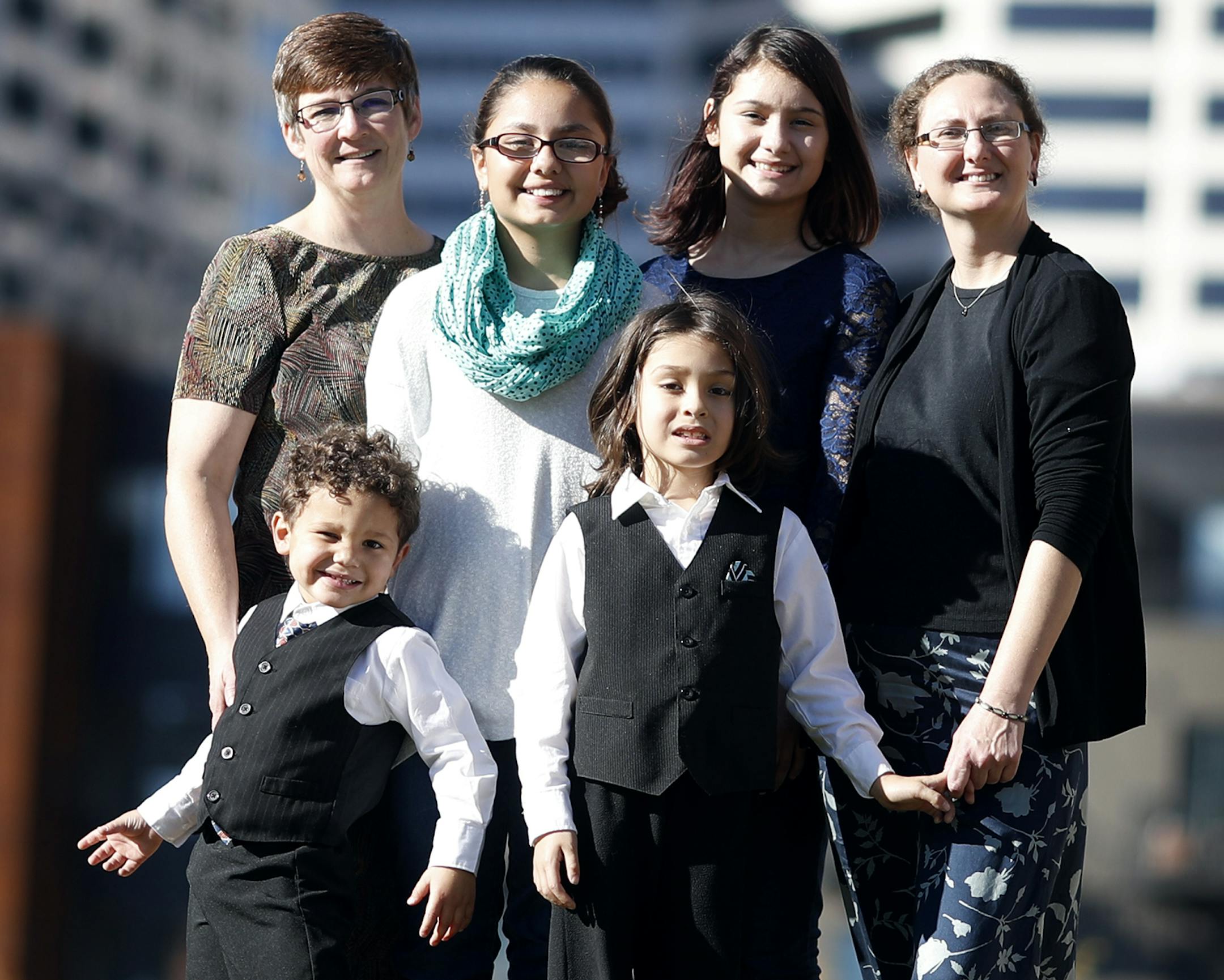 From top clockwise are Erin Meier, Maria Meier, Jessica Meier, Pernell Meier, Justin Meier and James Meier.