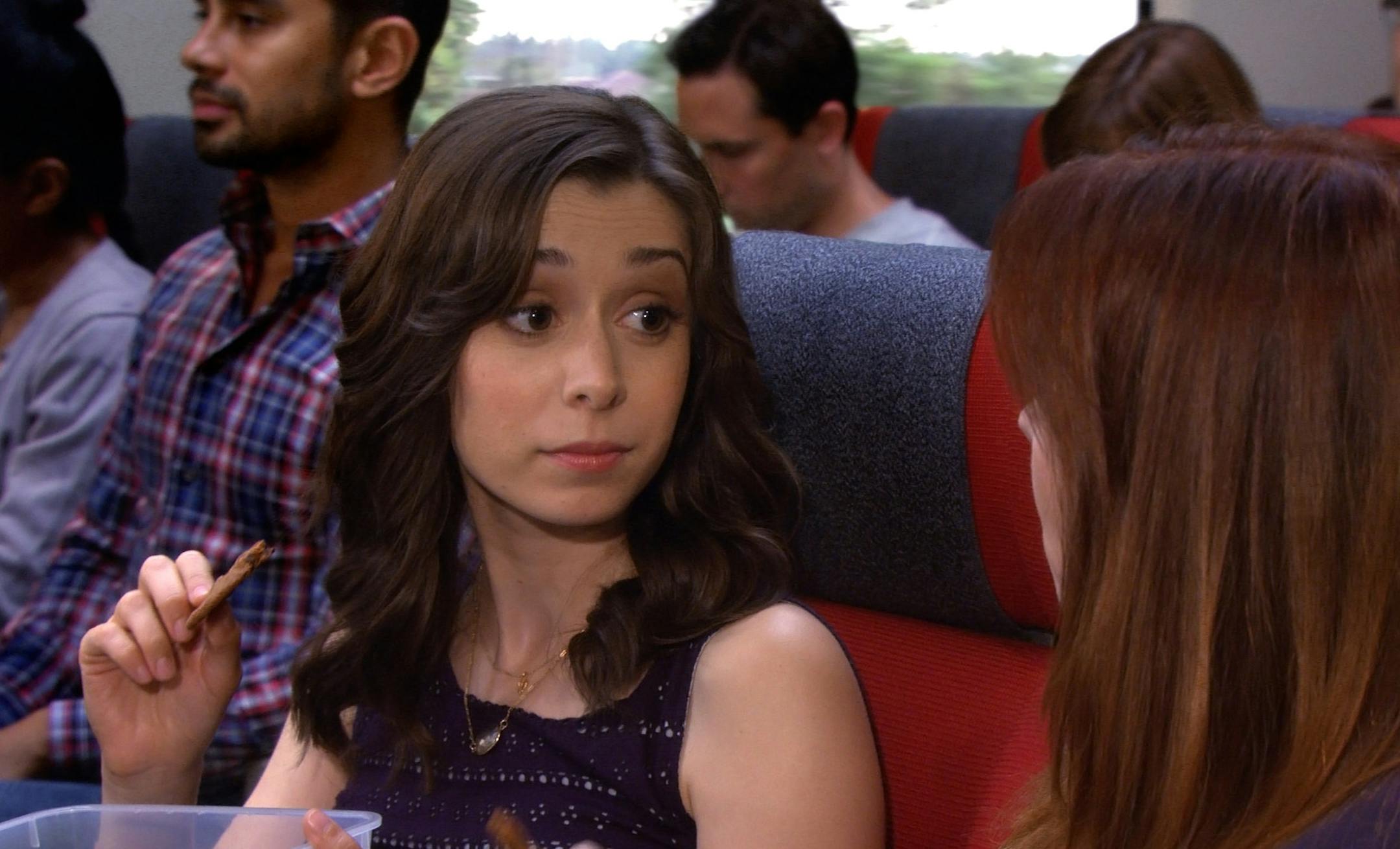 "The Locket" -- Lily (Alyson Hannigan, right) is the first of the gang to officially meet "The Mother," (Cristin Milioti, left) on the ninth and final season premiere of HOW I MET YOUR MOTHER, Monday, Sept. 23 (8:00-9:00 PM, ET/PT) on the CBS Television Network. Photo: Cliff Lipson/CBS √É¬Ç√Ç¬©2013 CBS Broadcasting Inc. All Rights Reserved.