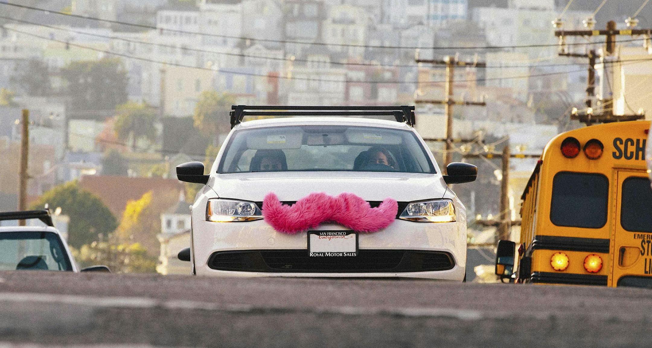 An undated handout photo of a Lyft car. In the war over ride-hailing services, Lyft is preparing to make its counter-shot against its much bigger rival, Uber, with talks to raise about $250 million in new financing, valuing the start-up at $2 billion, people briefed on the matter said on Feb. 12, 2015. (Lyft via The New York Times) -- NO SALES; FOR EDITORIAL USE ONLY WITH STORY SLUGGED LYFT-FINANCING. ALL OTHER USE PROHIBITED. ORG XMIT: MIN2015032718201541