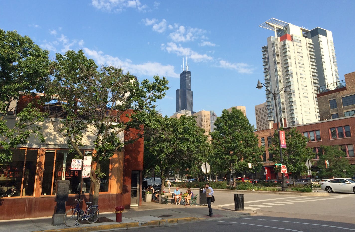 This short stretch of Randolph Street in Chicago's West Loop is home to a cluster of some of the city's best restaurants, including Stephanie Izard's Little Goat Diner.