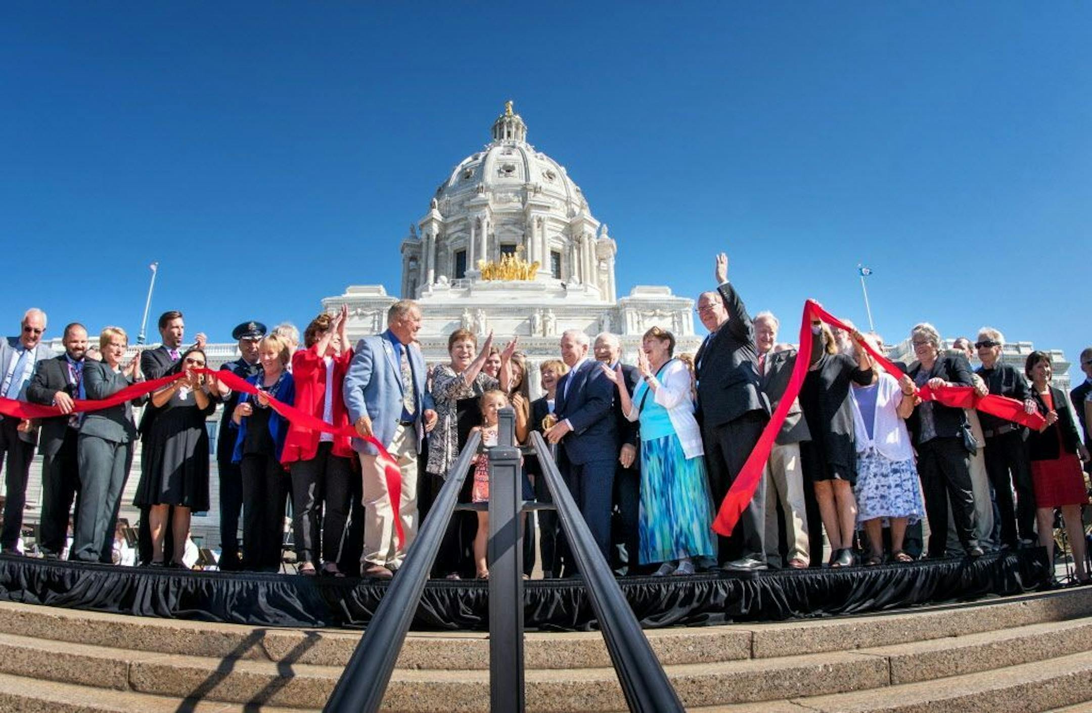 The Minnesota State Capitol is officially open. The grand opening ceremony started Friday and goes all weekend.