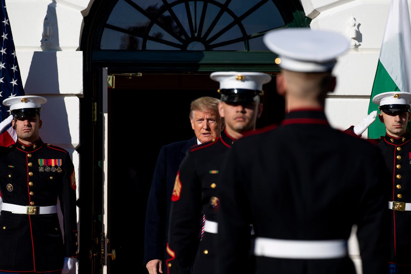 President Donald Trump at the White House in Washington, Nov. 25, 2019.