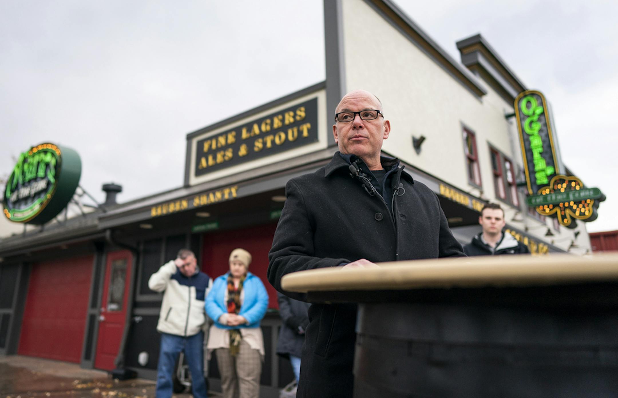 Dan O'Gara, owner of St. Paul's O'Gara's Bar & Grill, held a press conference to talk about his decision to not reopen the original O'Gara's location.