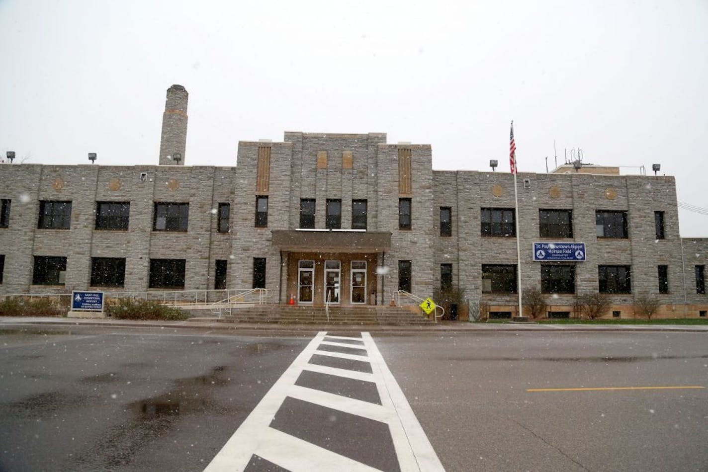 The St. Paul Downtown Airport and seen Tuesday, Nov. 22, 2016, in St. Paul, MN. St. Paul Downtown Airport is known as a reliever airport in the Twin Cities and it is operated by the Metropolitan Airports Commission.