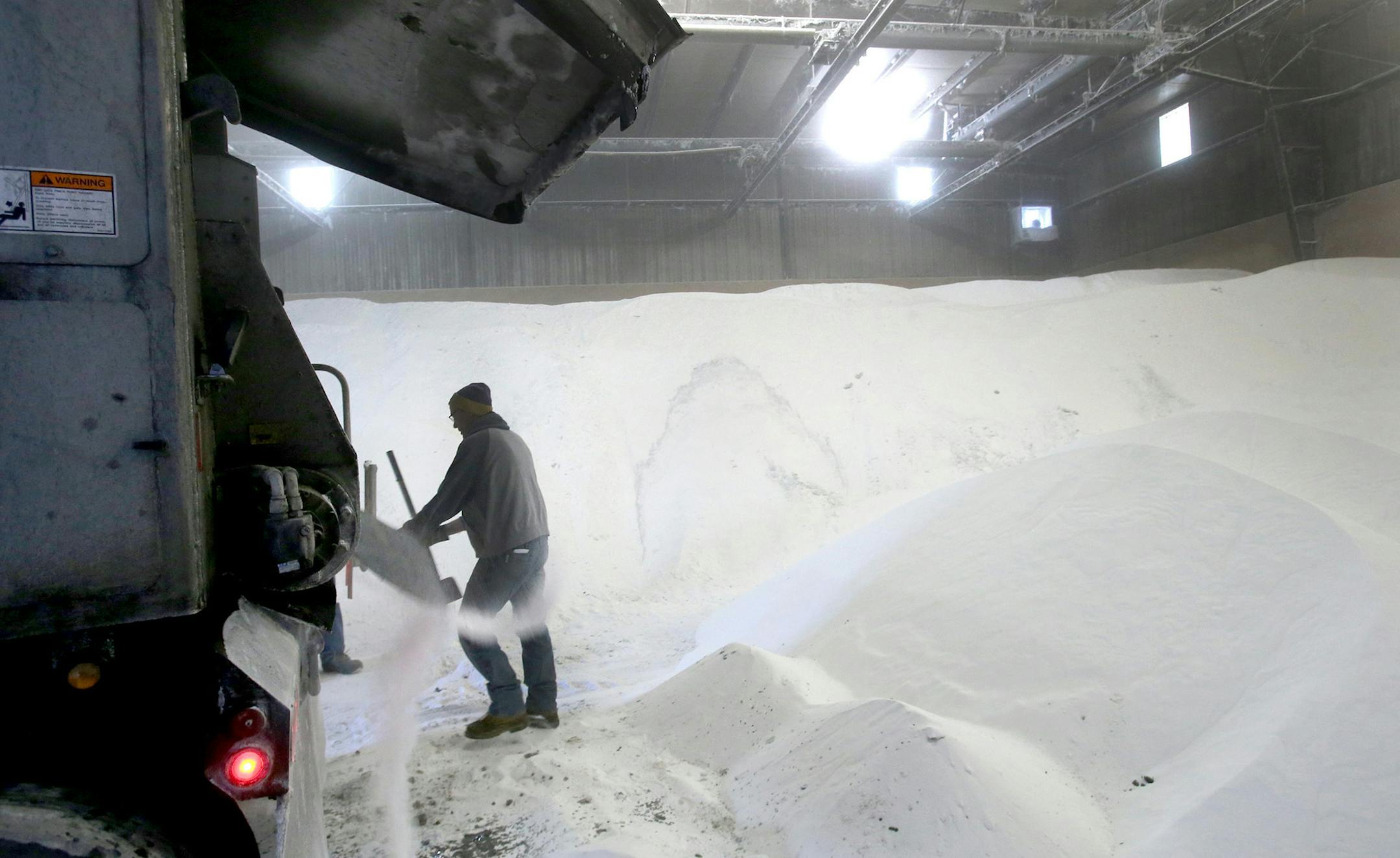 Sugar, purchased at rock bottom prices from the government during a glut, is unloaded after being trucked into the ethanol producer Wednesday, Feb. 11, 2015, at Buffalo Lake Advance Biofuels in Buffalo, MN. The plant is temporarily using sugar to make ethanol instead of the usual corn.](DAVID JOLES/STARTRIBUNE)djoles@startribune.com In the ethanol business, being old and small is a path to losing money. Some of the early ethanol plants built in the 1990s are struggling to compete against newer p