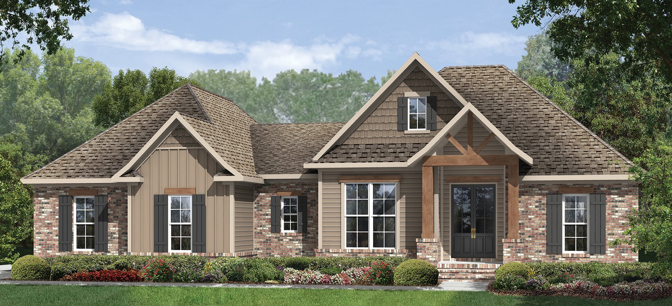 Home plan: Ranch-style home maximizes space.