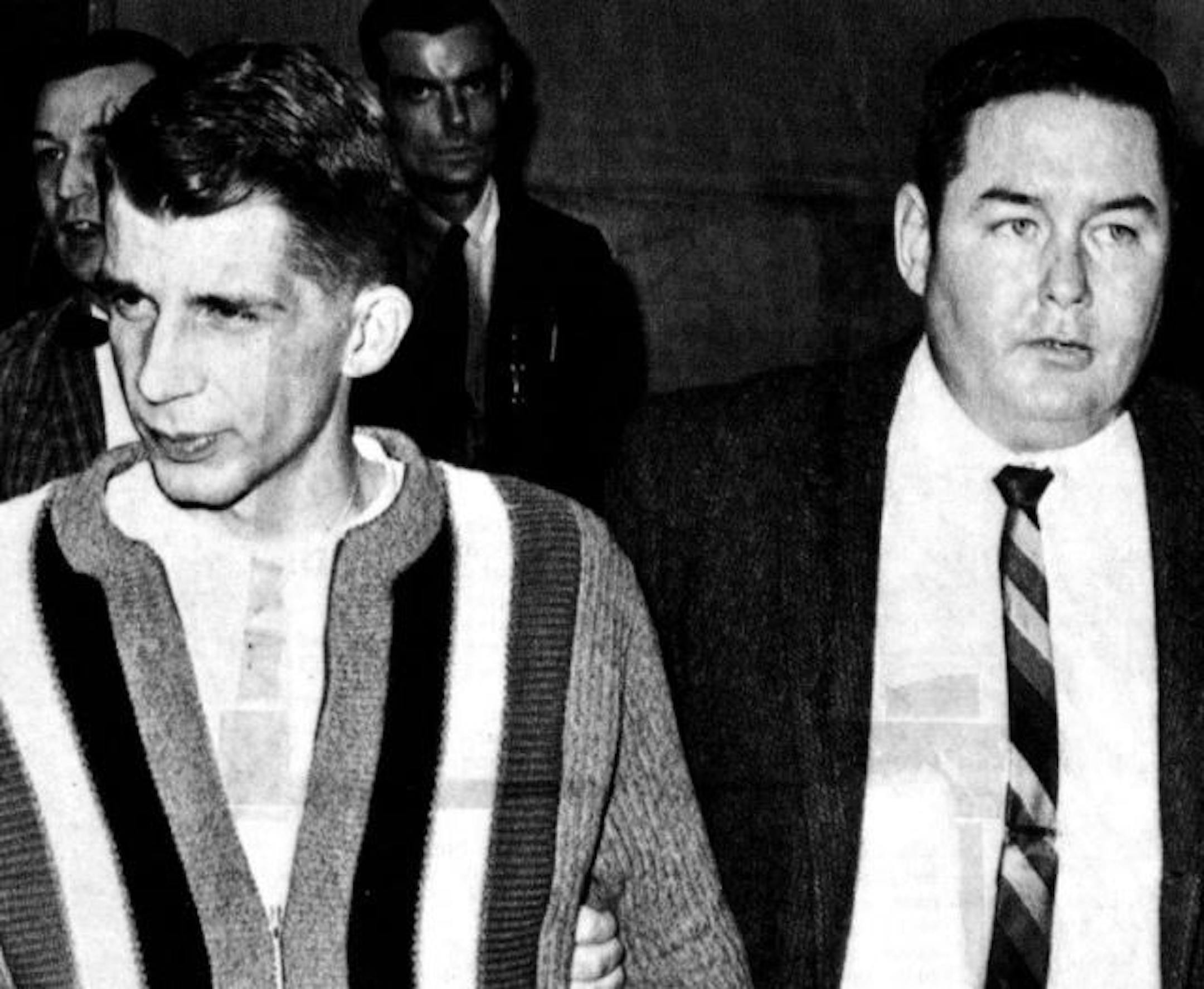 On March 1, 1963, Ronald Steeves was questioned in the death of Mary Bell. Her body was found along a path in Minnehaha Regional Park a day earlier. Credit: United Press International