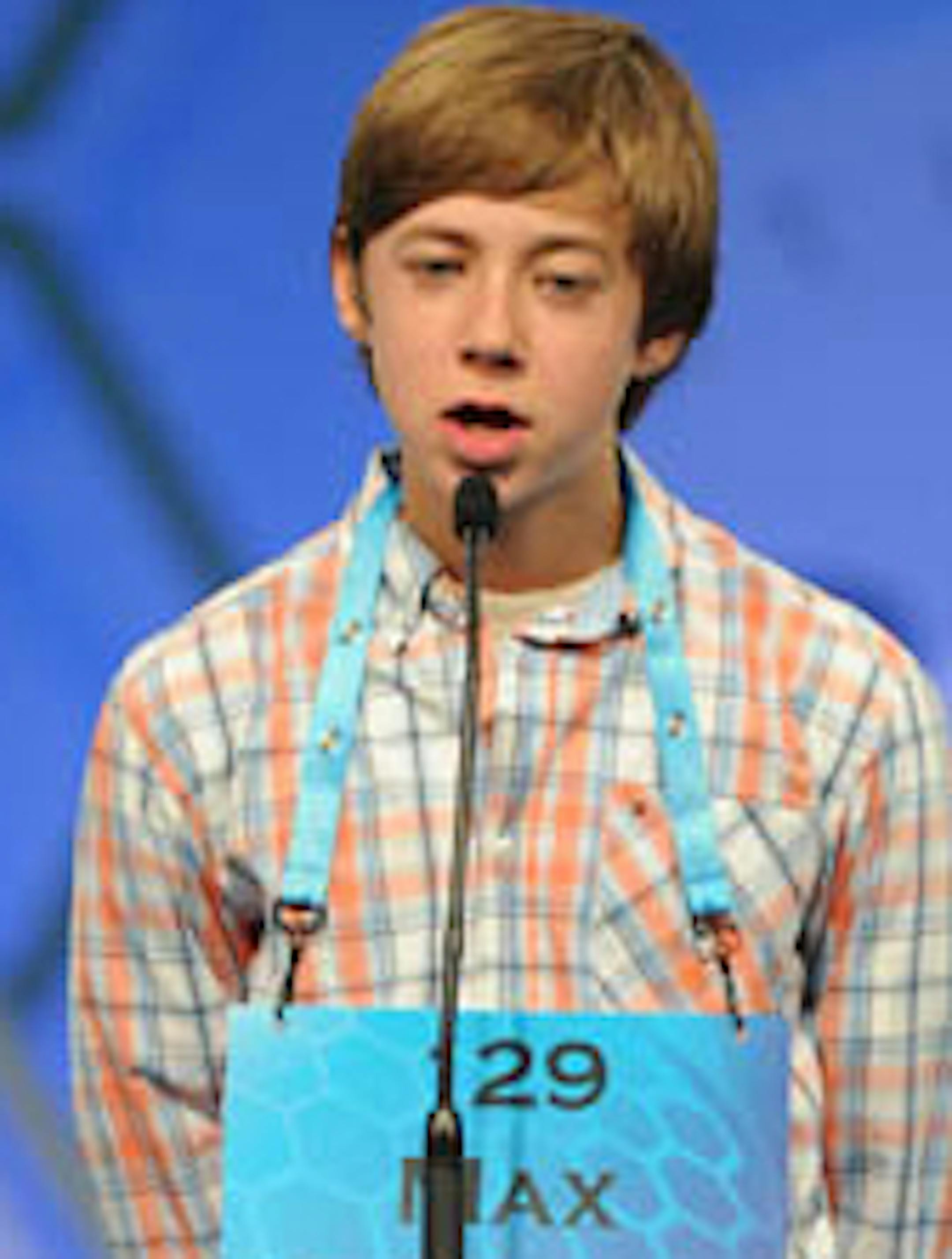 Caption: Max Meyer Credit: Scripps National Spelling Bee