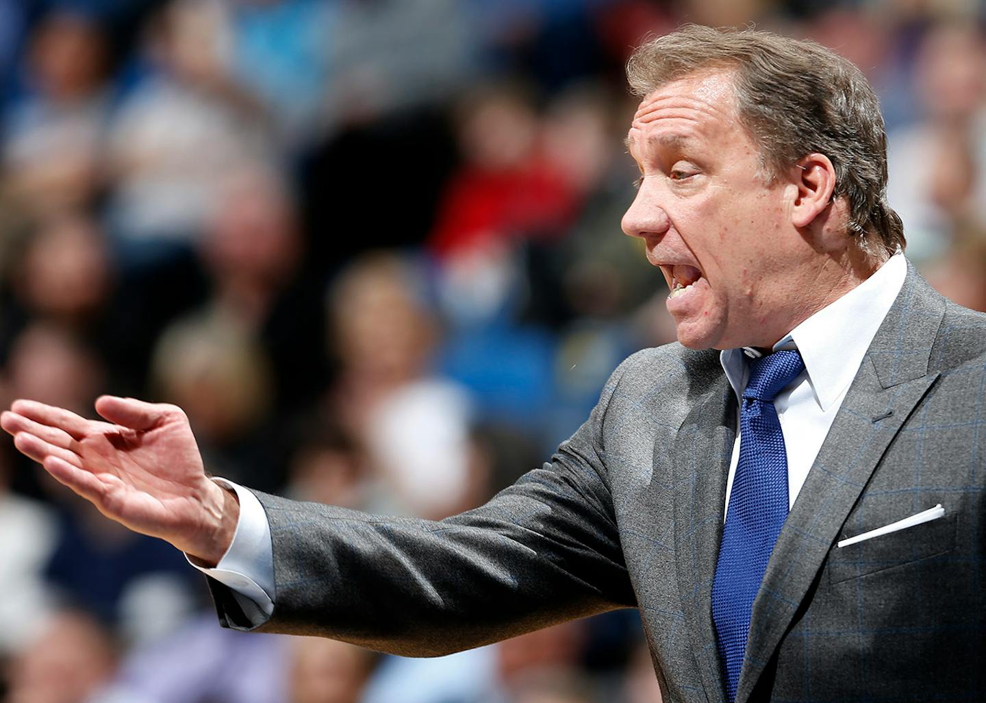 Minnesota Timberwolves head coach Flip Saunders.