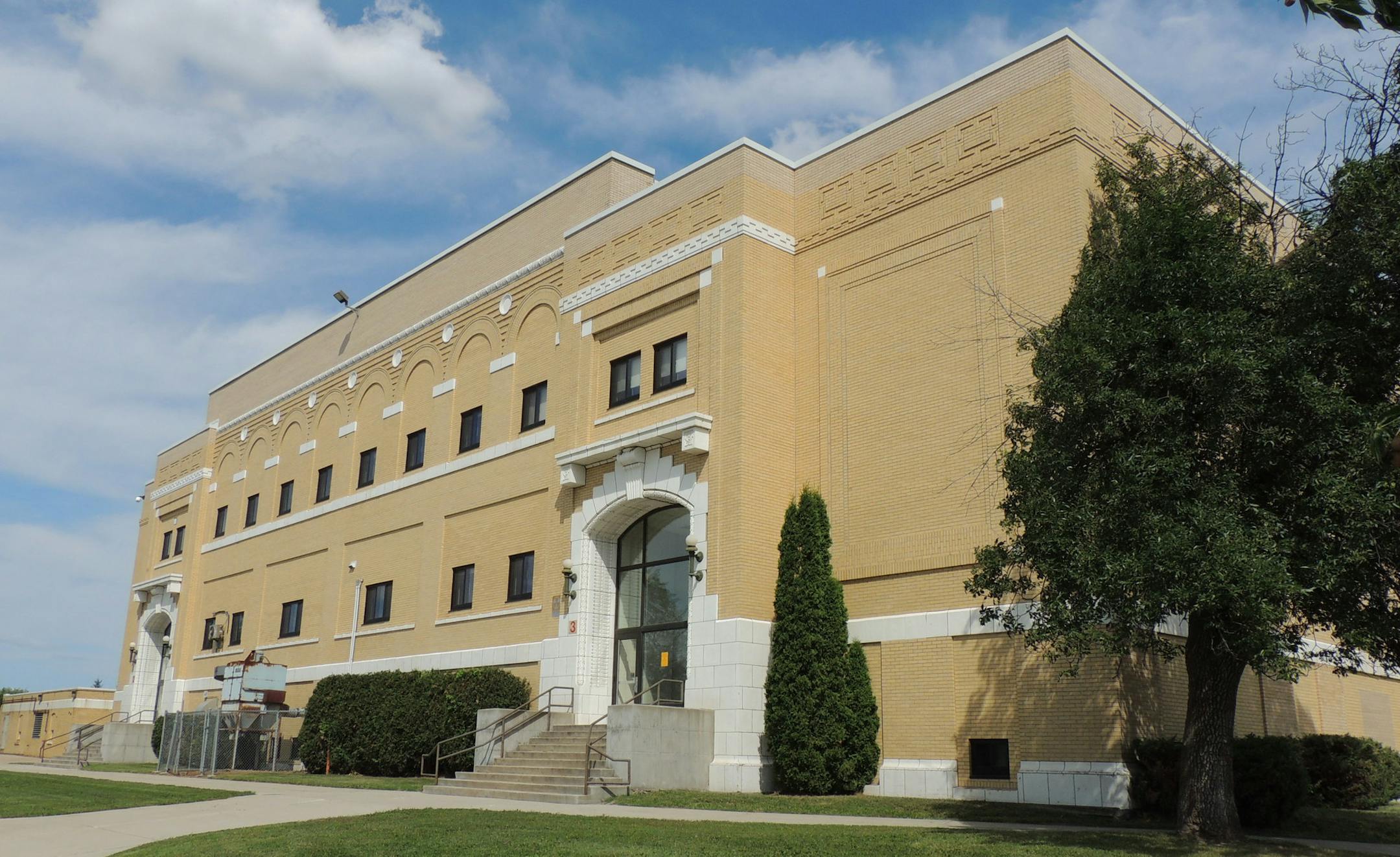 The main wing of Mountain Iron-Buhl High School, which was built in 1910.