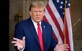 Republican presidential candidate Donald Trump at his Mar-a-Lago estate on Feb. 8, 2024, in Palm Beach, Fla