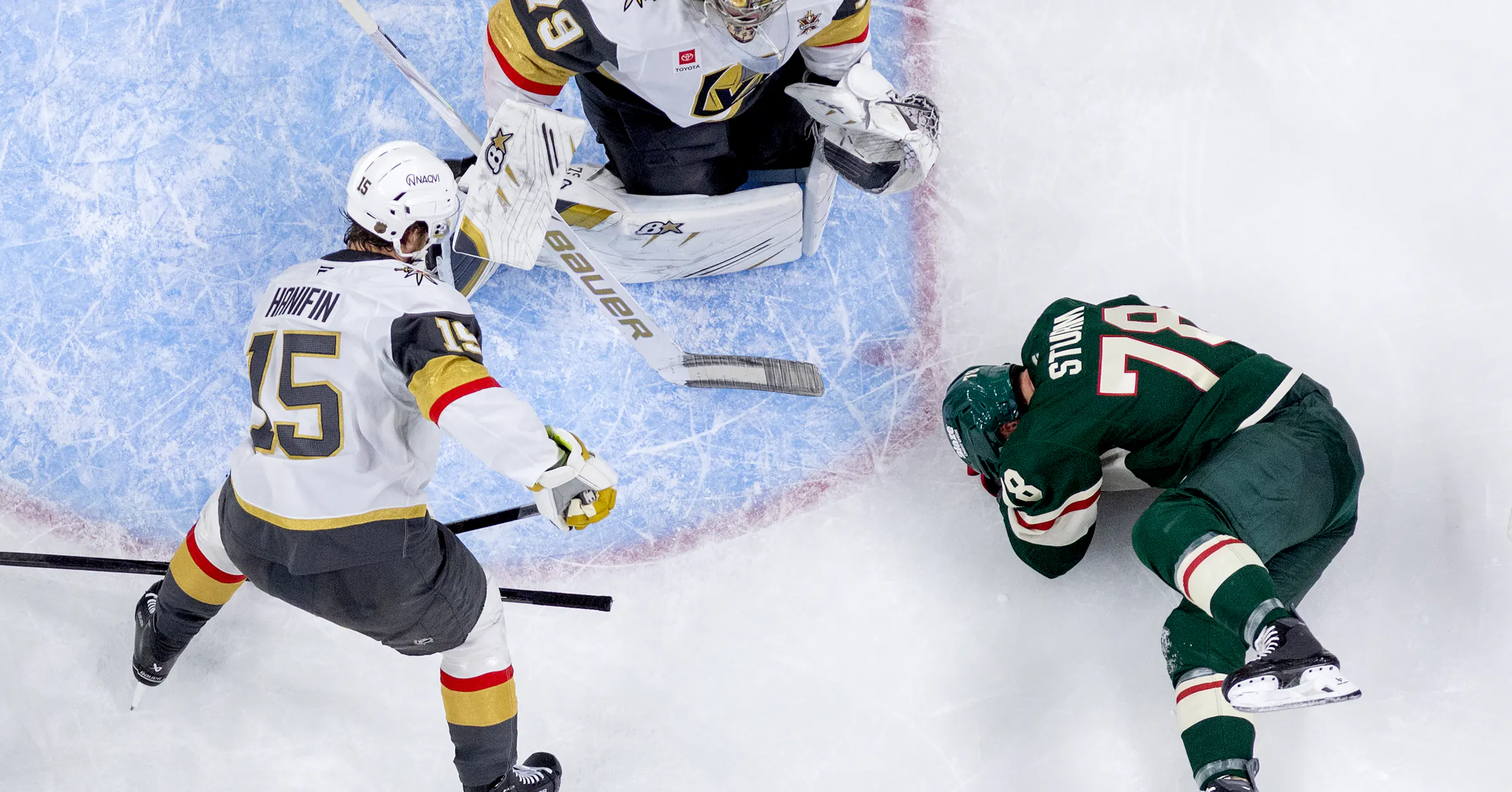 Wild’s Nico Sturm hospitalized after taking a puck to head in win over ...