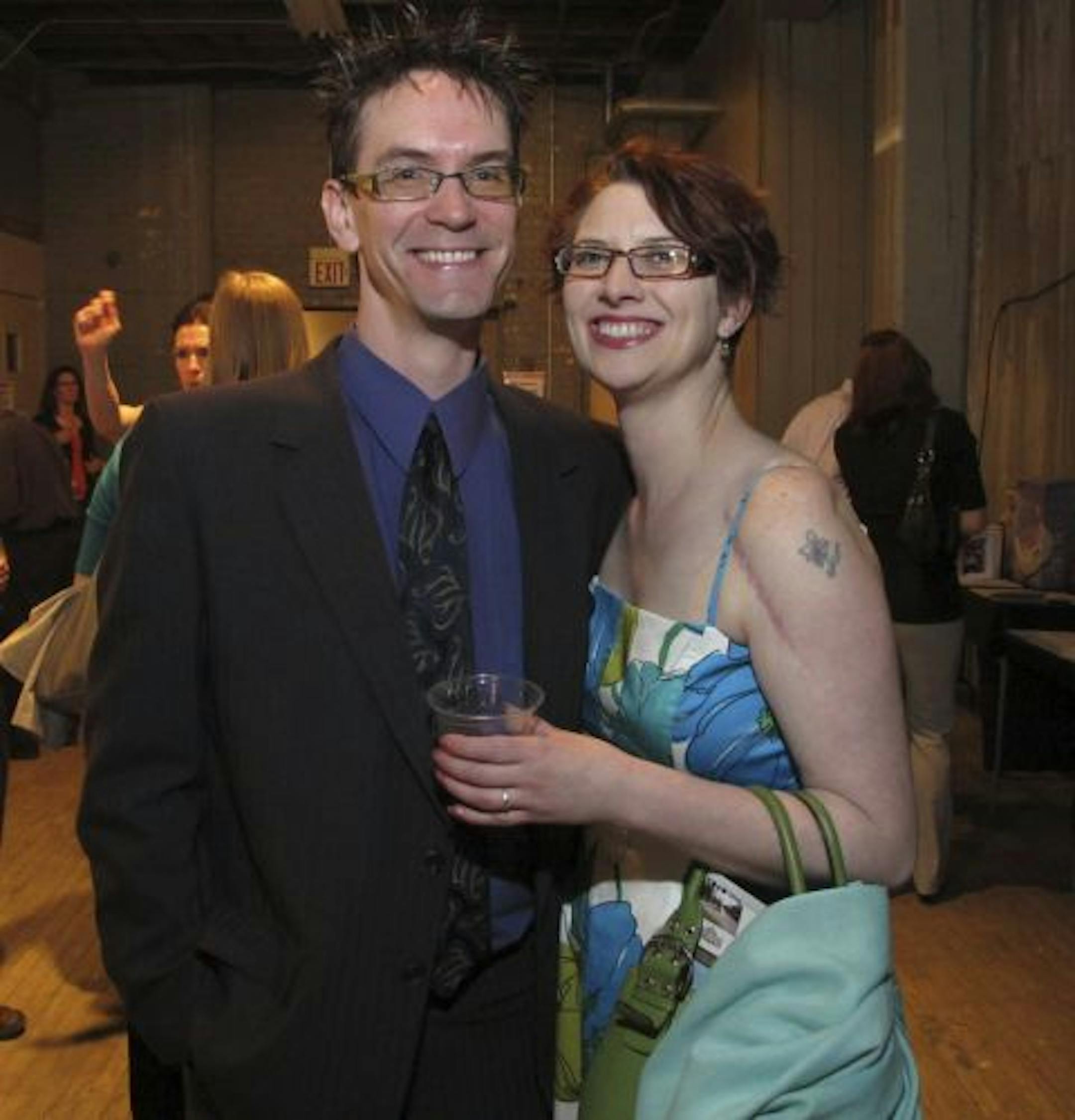 Sara Glassman, sglassman@startribune.com Preservation Alliance of Minnesota's (Anti) Wrecking Ball at the Soap Factory in Minneapolis. Pwajdeur Swanstrom and Gera Exire LaTour