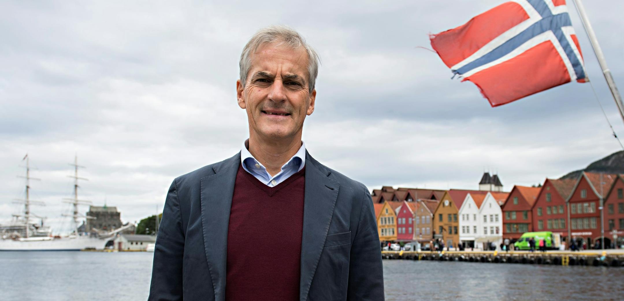 Norway's Labour Party leader Jonas Gahr Store at an election campaign event in Bergen, Norway, Friday, Sept. 8, 2017. Norwayís election on Monday has sparked a wide-ranging debate about national values. Voters are wrestling with how close the Nordic country should be to the European Union and what its responsibilities are toward migrants and asylum-seekers. (Marit Hommedal/ NTB scanpix via AP) ORG XMIT: LRP821