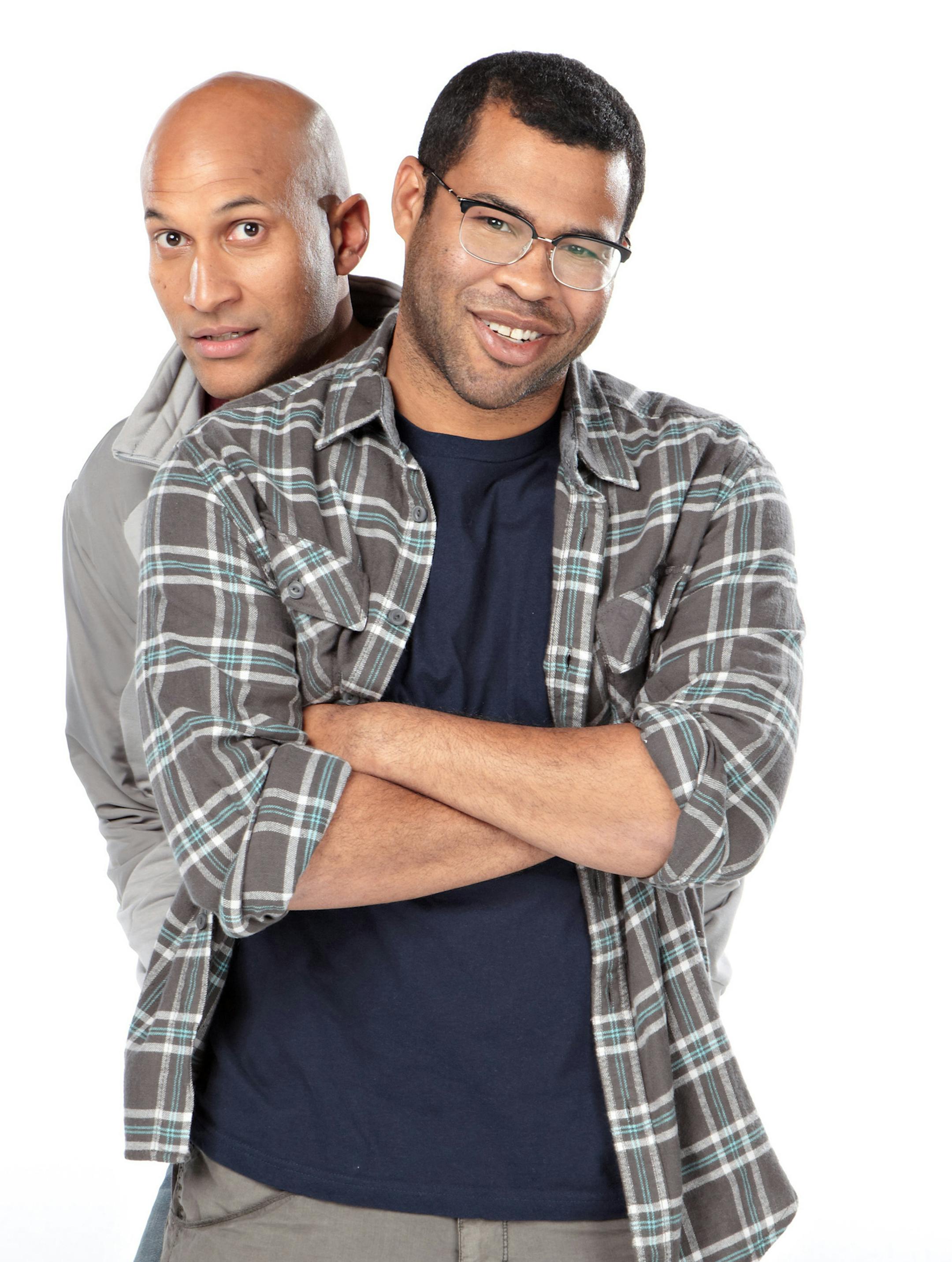 (l-r) Keegan-Michael Key and Jordan Peele of Comedy Central's "Key & Peele" ORG XMIT: MIN2012092113135654