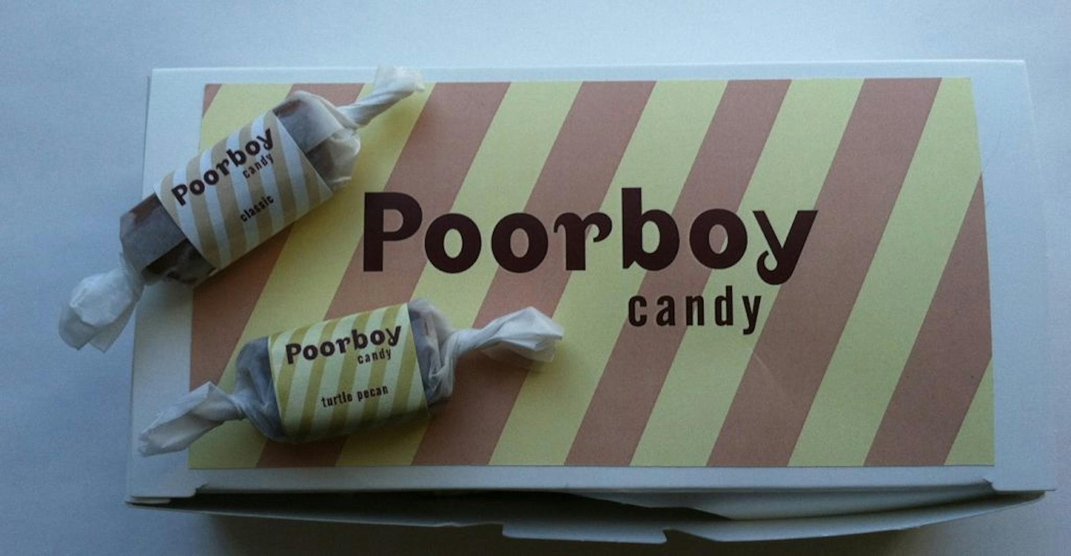 Poorboy candies are sold online and at assorted metro-area businesses.