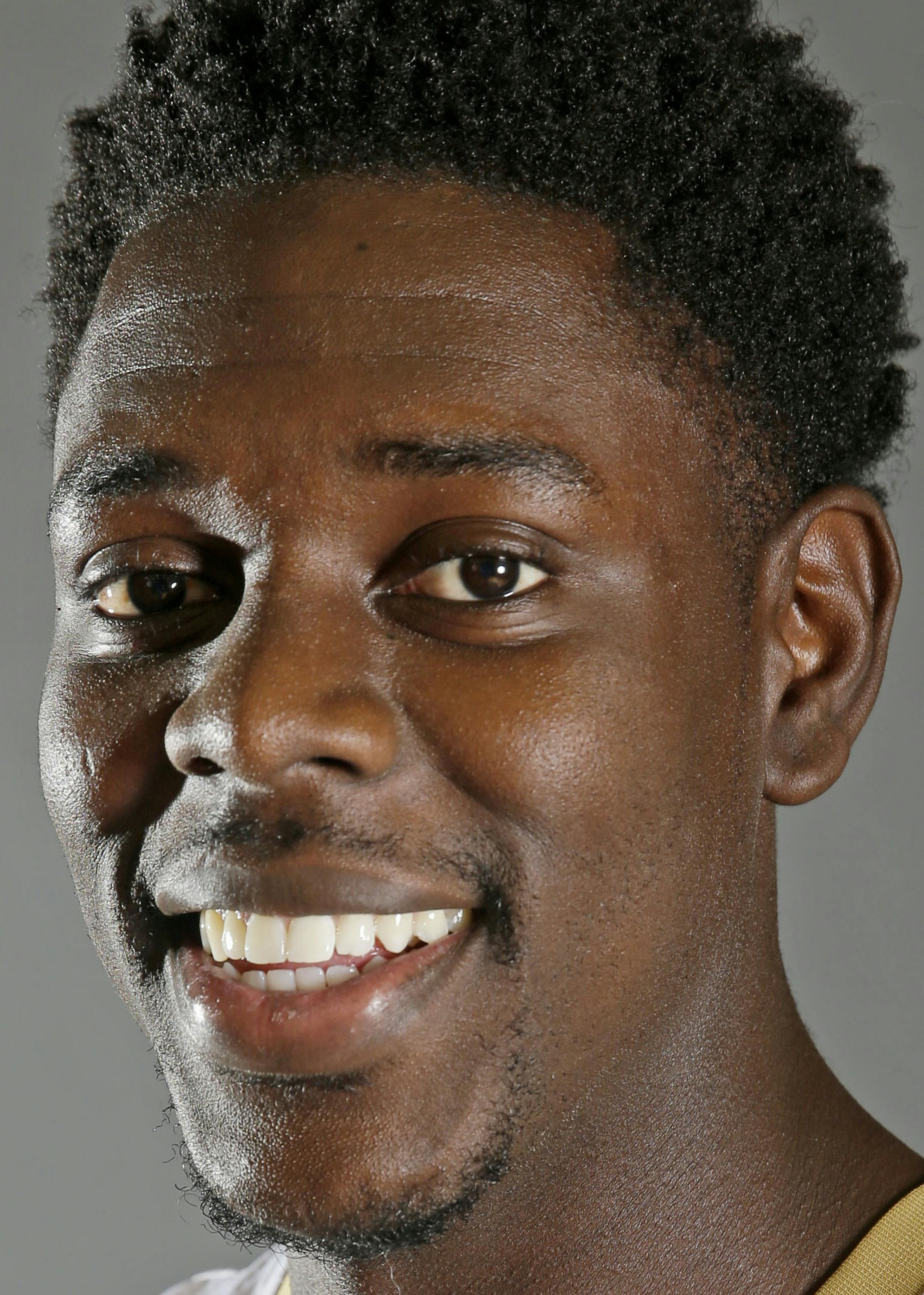 New Orleans Pelicans guard Jrue Holiday (11) photographed during their NBA basketball media day in Metairie, La., Monday, Sept. 28, 2015. (AP Photo/Gerald Herbert) ORG XMIT: NYOTK