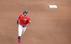 Eddie Rosario rounded the bases after a home run against Cleveland on Aug. 1 at Target Field.