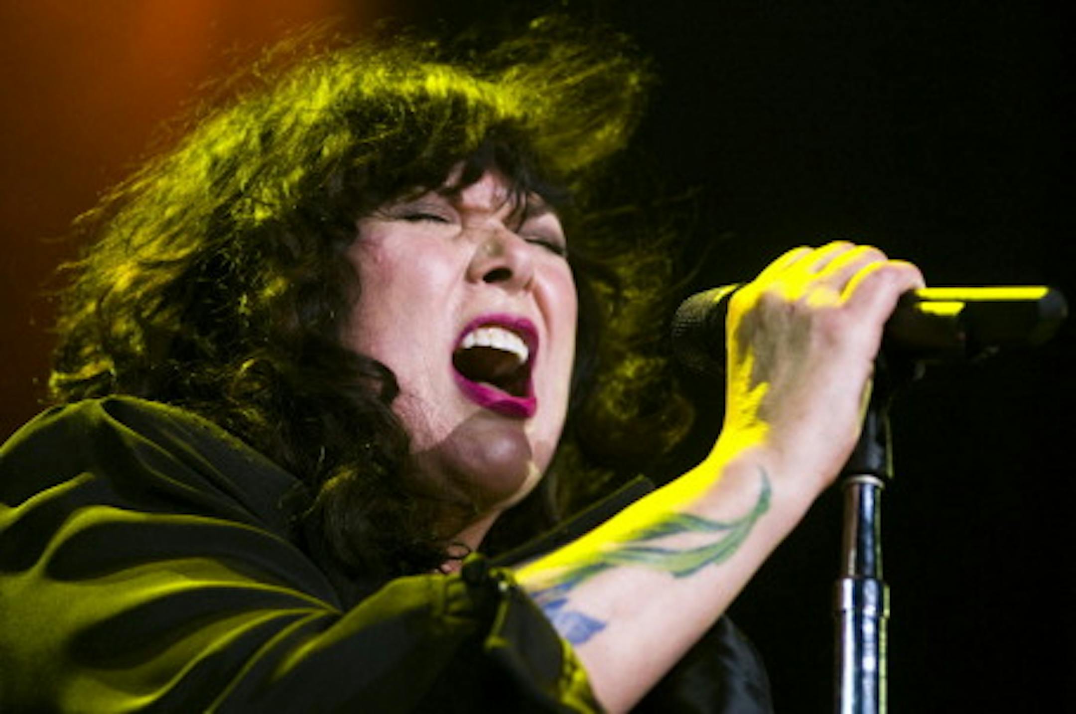 Heart's Ann Wilson proved she still has the pipes at last summer's Lilith Fair concert at Target Center. / Star Tribune photo